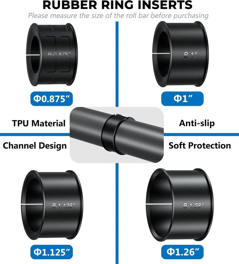 VAZESWIN ATV Whip Light Mount, Solid Aluminum Alloy Whip Flag Mount, 360° Rotating Adjustable Light Bar Mounting Bracket for ATV UTV Motorcycle 0.875"/1"/1.125"/1.26"/1.375" Handlebar Roll Bar (1 PC) - Image 5